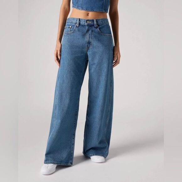 Levi's Denim - Levi's Premium XL Baggy Straight Seamed Women's No Stretch Jeans |  Size:  29